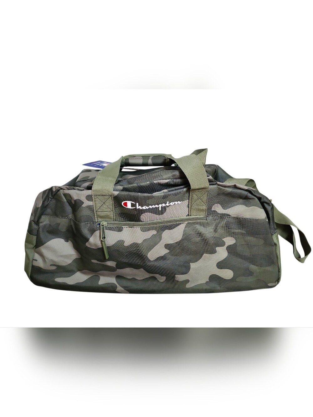 Champion Unisex Adult Velocity Duffel Bag Camo Cargo Olive Color Nwt